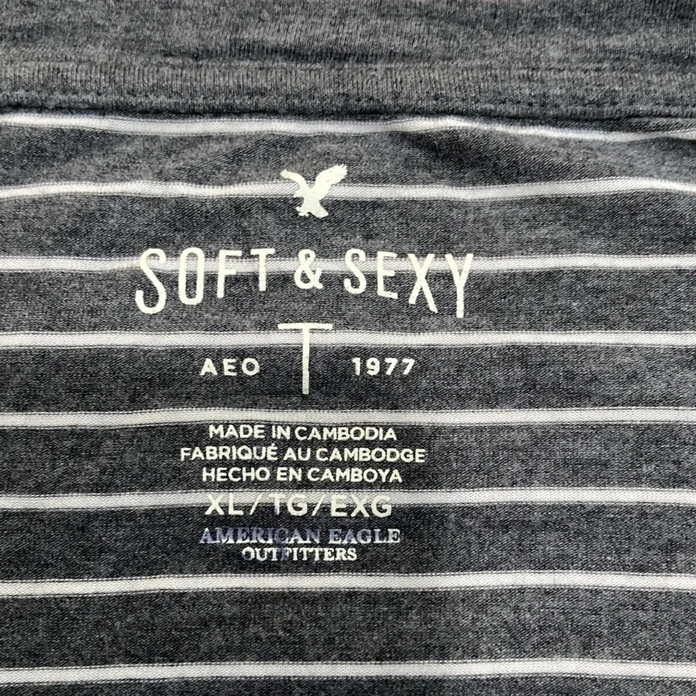 American Eagle Soft and Sexy Long Sleeve shirt - size XL - Picture 2 of 6